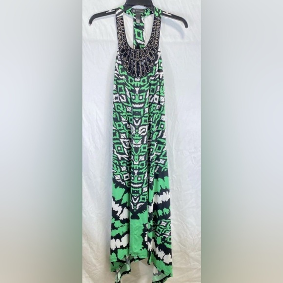 INC tropical Women's Maxi Vacation Dress SZ Med NWT - Picture 1 of 5